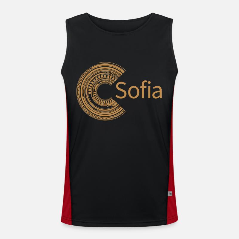 Pour Sofia Débardeur respirant contrasté Homme 