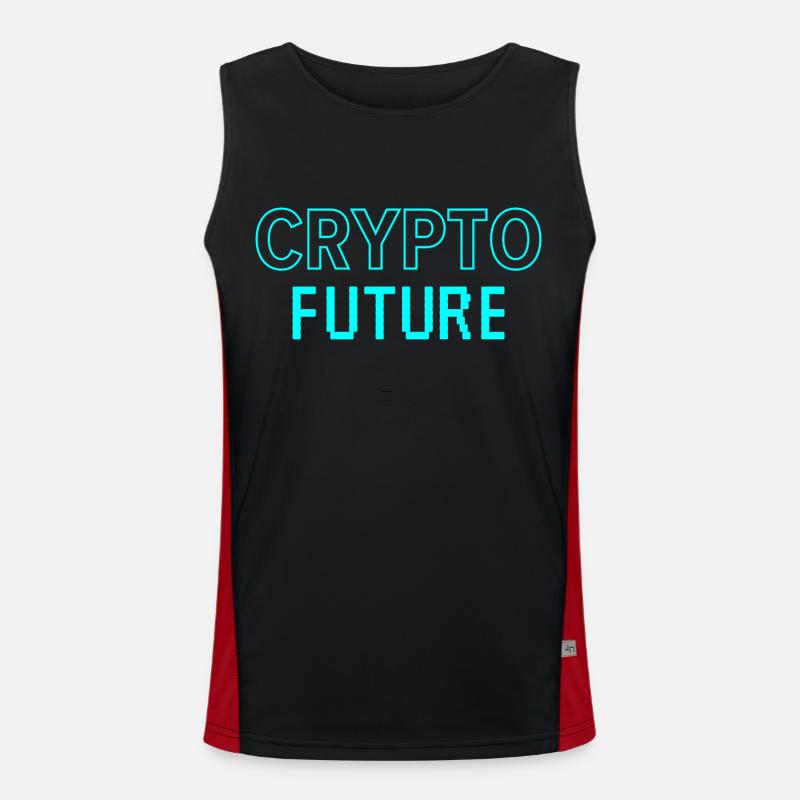 Crypto Future Men's Functional Contrast Tank Top 