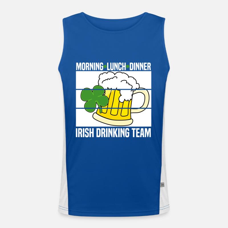 irish team Funktionelles Kontrast-Tank Top für Männer 