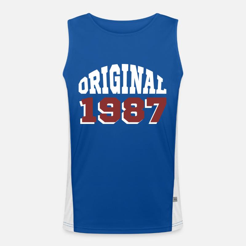 Original 1987 Men's Functional Contrast Tank Top 