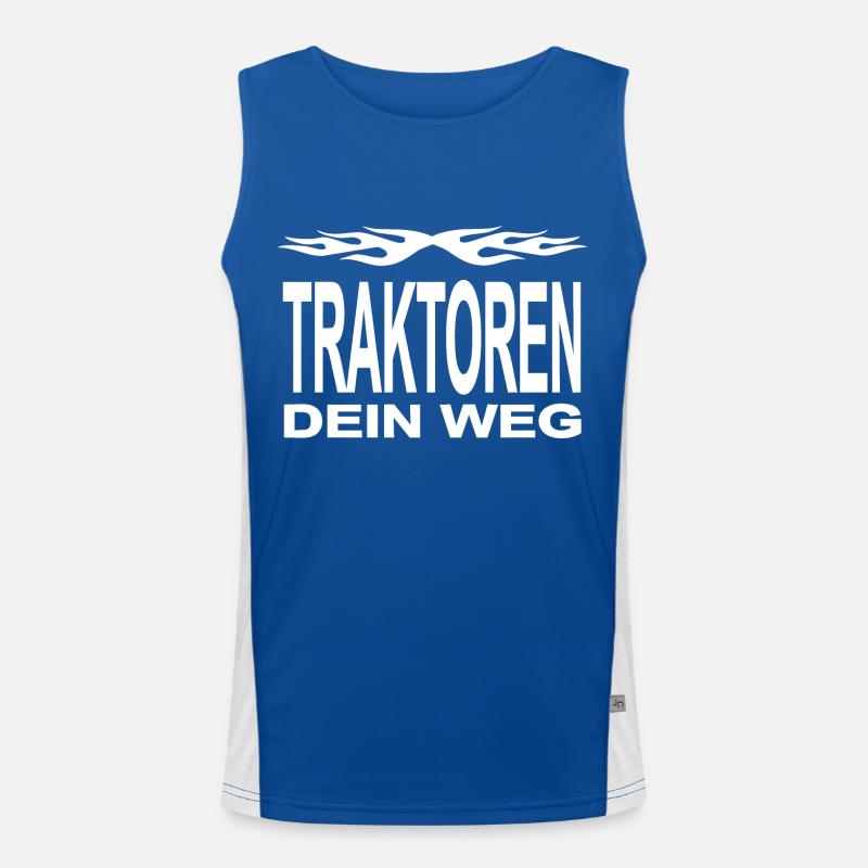Traktor Funktionelles Kontrast-Tank Top für Männer 