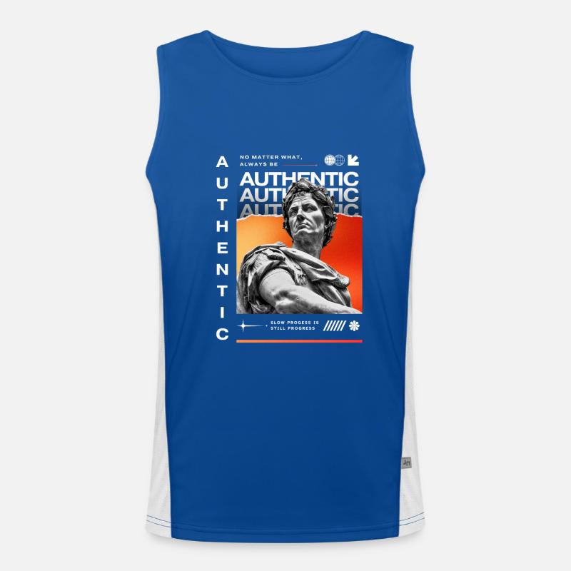 Authentic Men's Functional Contrast Tank Top 