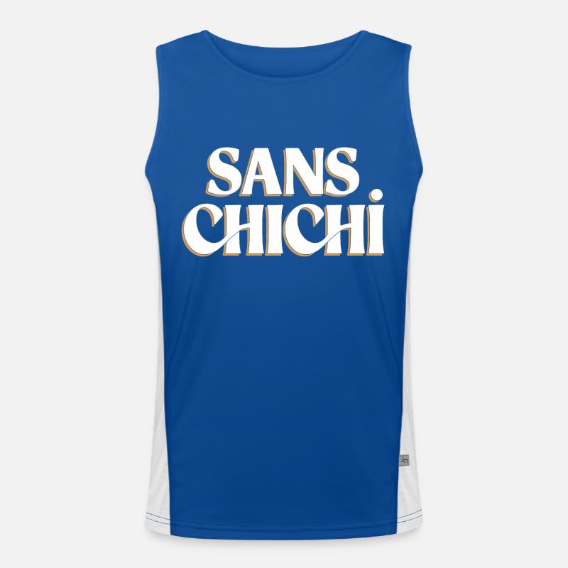 Sans chichi Débardeur respirant contrasté Homme 