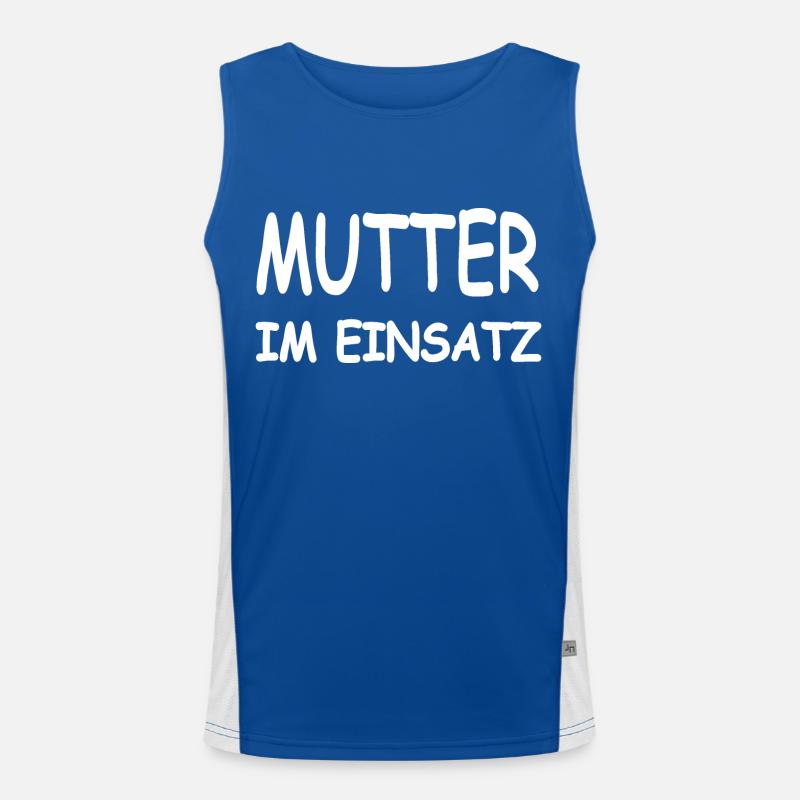 Mutter Funktionelles Kontrast-Tank Top für Männer 