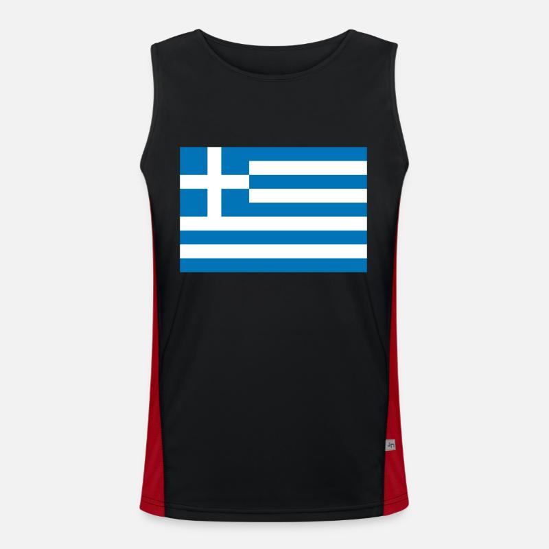 Grèce Débardeur respirant contrasté Homme 