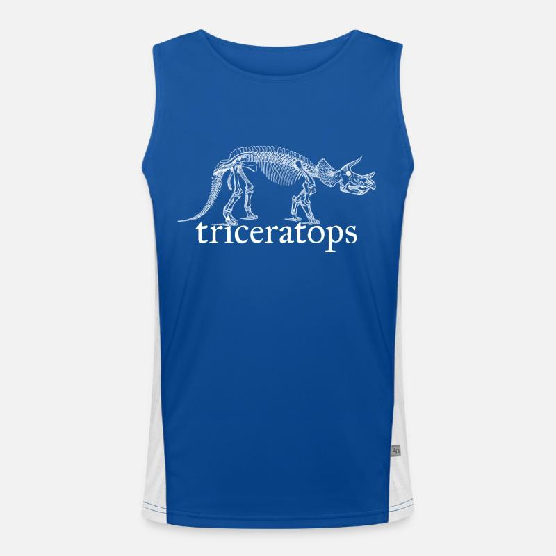 Tricératops dinosaure Débardeur respirant contrasté Homme 