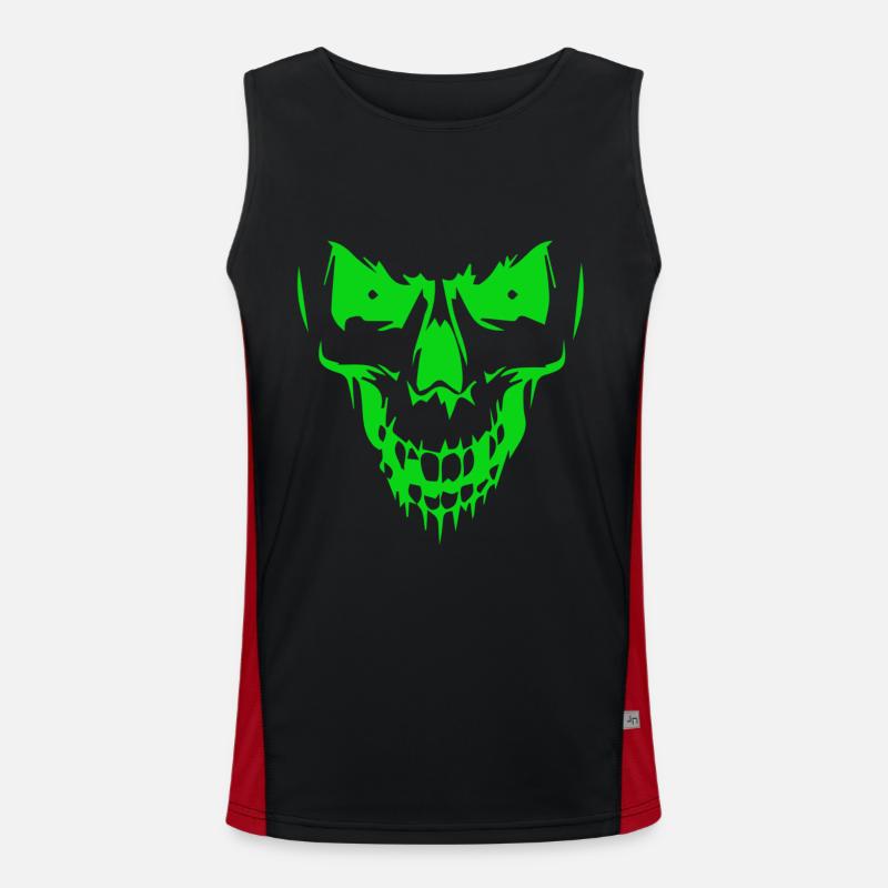 Skull Men's Functional Contrast Tank Top 