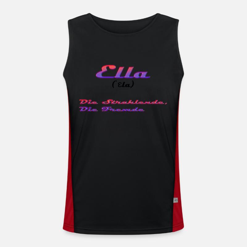 Ella Funktionelles Kontrast-Tank Top für Männer 