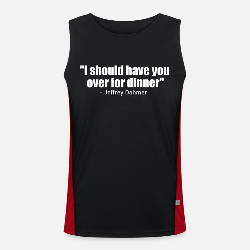 Serial killer quote Men's Functional Contrast Tank Top 