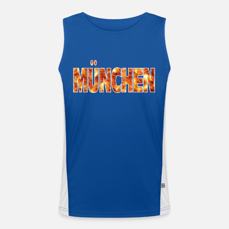 Munich Men's Functional Contrast Tank Top 