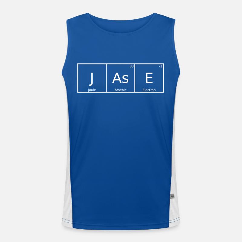 Jase Name First Name Chemistry Periodic Table Elements Men's Functional Contrast Tank Top 