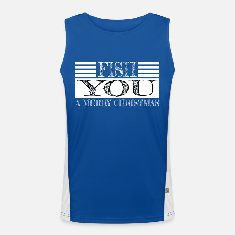 gift idea axolotls beard present idea funny quote Funktionelles Kontrast-Tank Top für Männer 