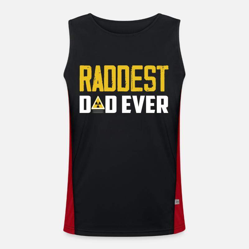 Raddest Dad Ever X-Ray Rad Tech Radiology Funktionelles Kontrast-Tank Top für Männer 
