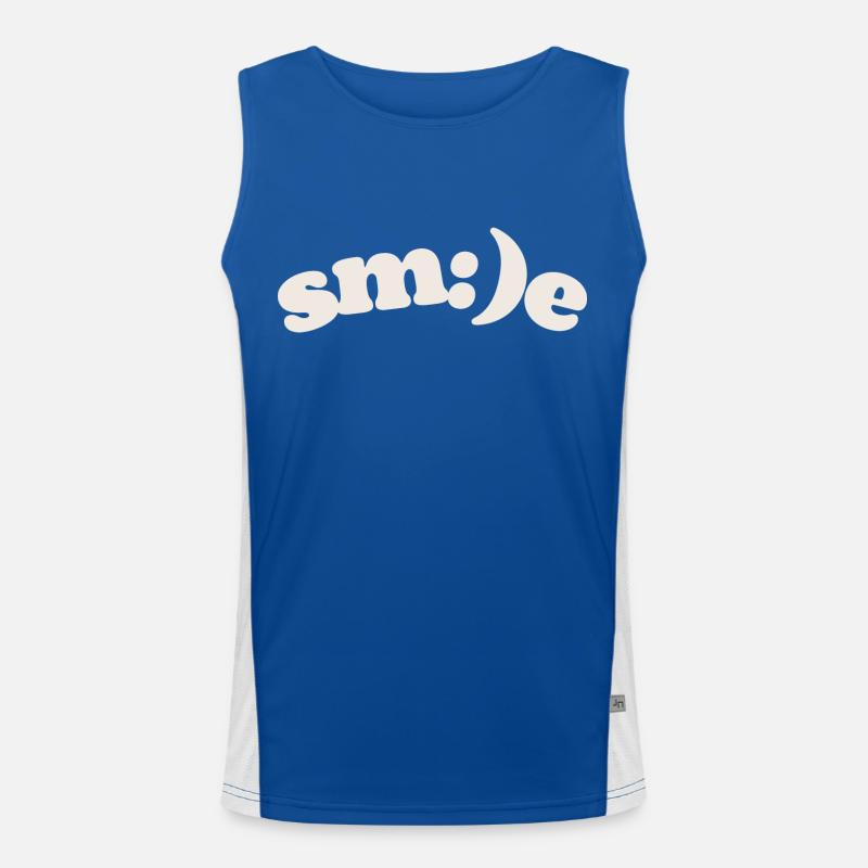 Smile Men's Functional Contrast Tank Top 