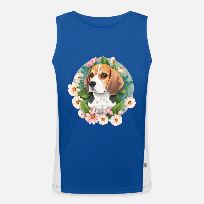 Propriétaires de chiens Beagle Débardeur respirant contrasté Homme 