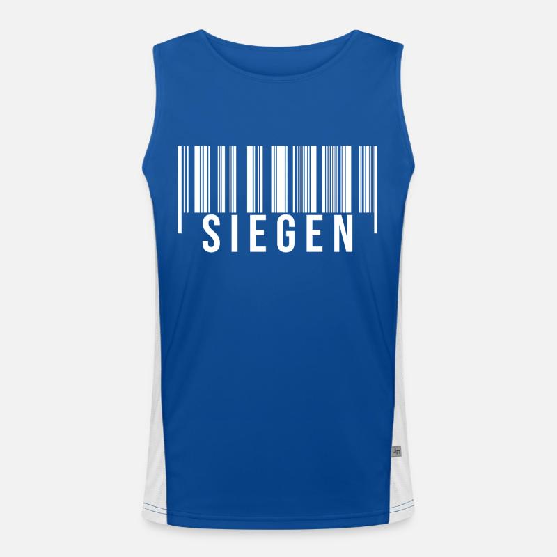 Siegen Westerwald Funktionelles Kontrast-Tank Top für Männer 