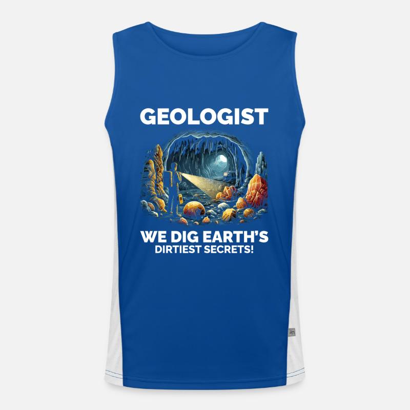 Géologue : Explorer les merveilles cachées de la Terre Débardeur respirant contrasté Homme 