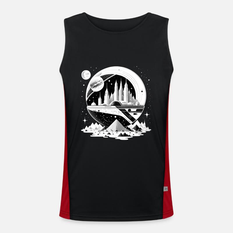 Cité de l’espace 06 Débardeur respirant contrasté Homme 