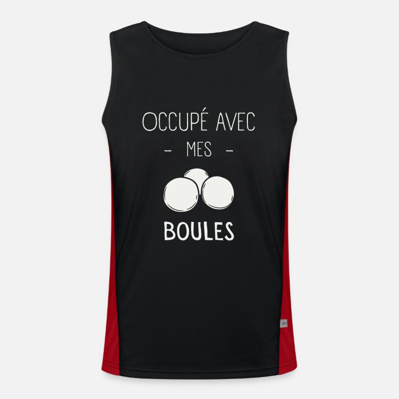 Occupé Avec Mes Boules Débardeur respirant contrasté Homme 