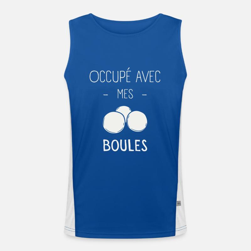 Occupé Avec Mes Boules Débardeur respirant contrasté Homme 