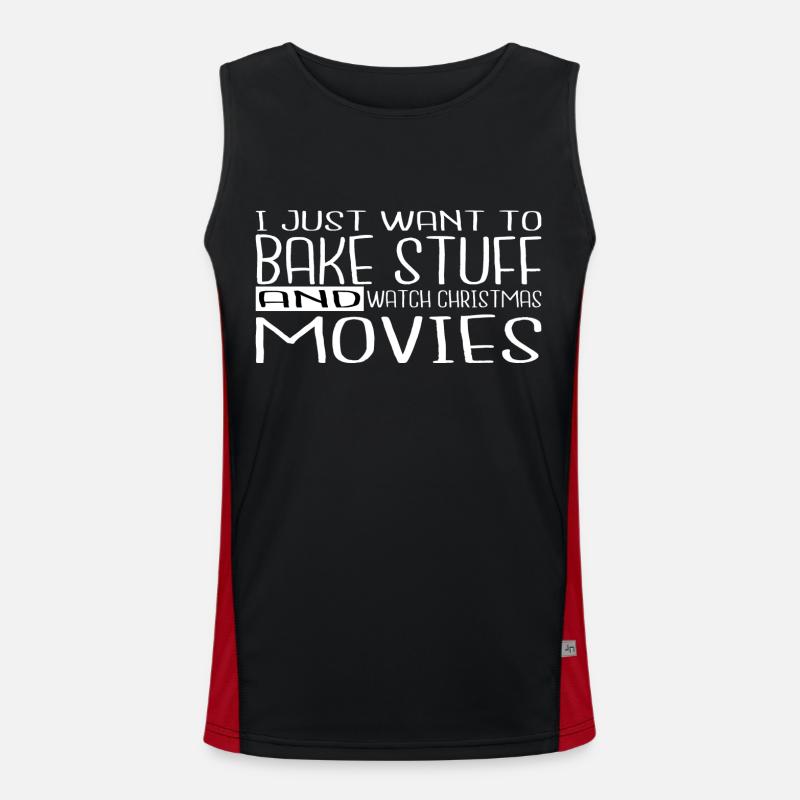 bday bubaprints funny christmas vacation beards Funktionelles Kontrast-Tank Top für Männer 