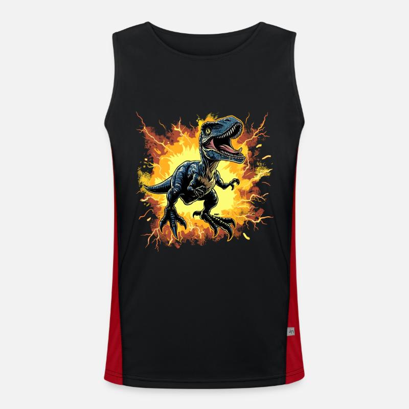 Velociraptor Men's Functional Contrast Tank Top 