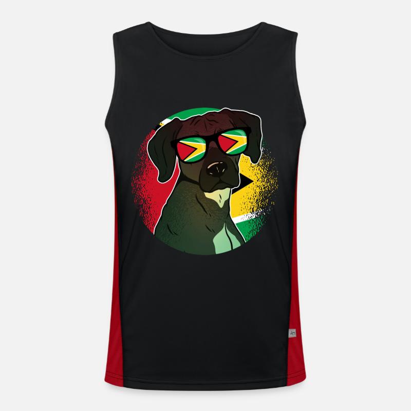 Guyana Men's Functional Contrast Tank Top 