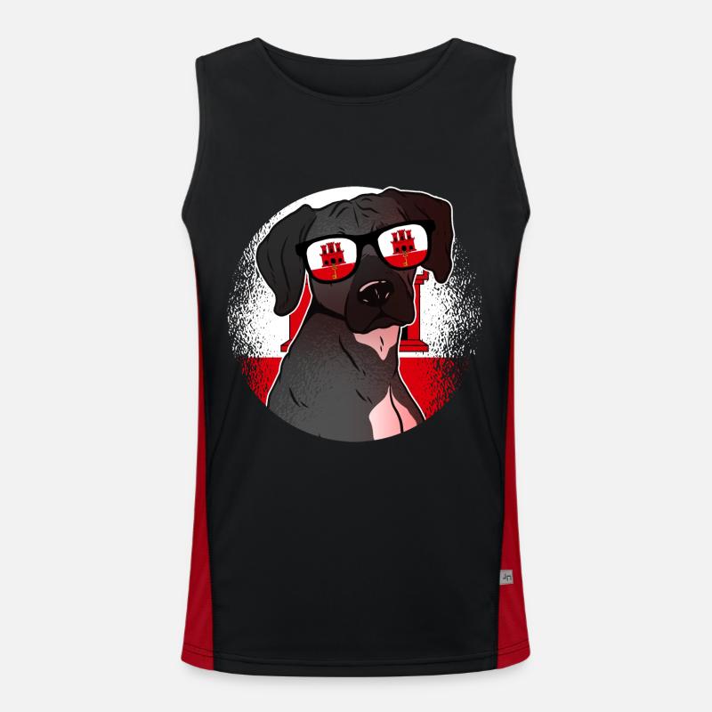 Gibraltar Funktionelles Kontrast-Tank Top für Männer 