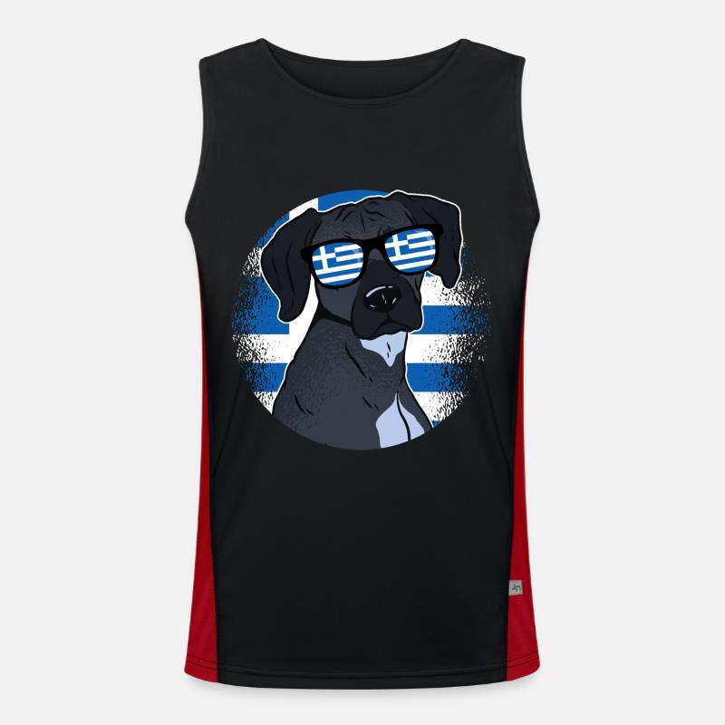 Grèce Débardeur respirant contrasté Homme 