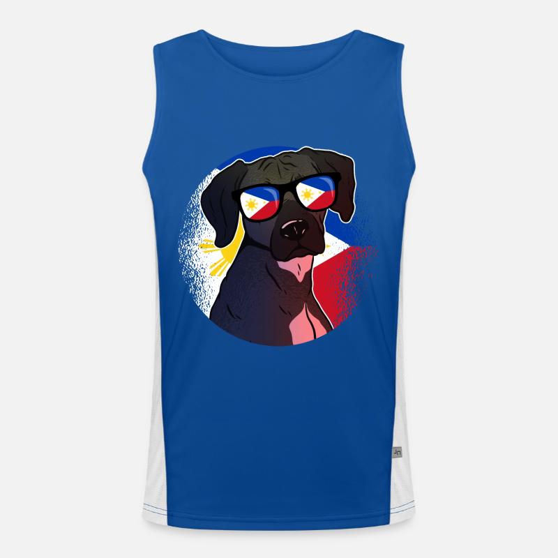 Philippines Débardeur respirant contrasté Homme 