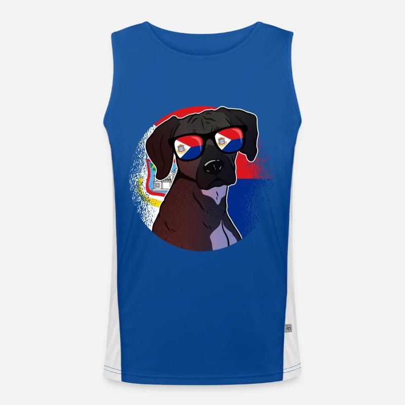 Sint Maarten Men's Functional Contrast Tank Top 