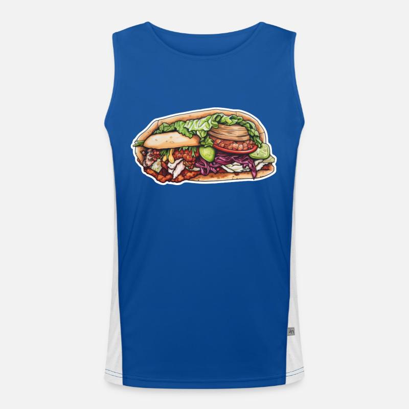 Kebab Men's Functional Contrast Tank Top 