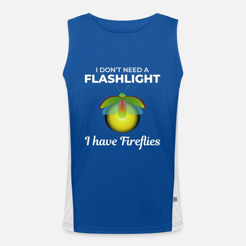 Fireflies Firefly Lightning Bug Insect Collector Men's Functional Contrast Tank Top 