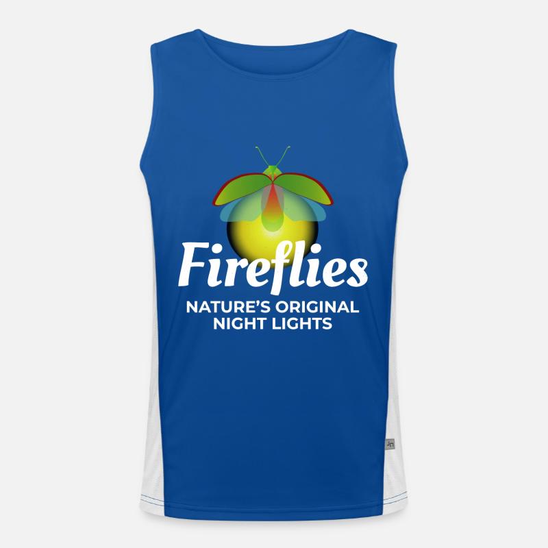 Fireflies Firefly Lightning Bug Insect Collector Men's Functional Contrast Tank Top 