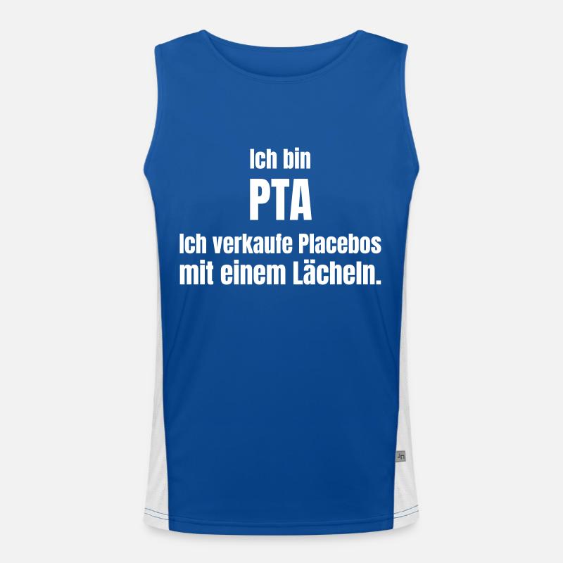 Pharmazeutisch Technische Assistentin Funktionelles Kontrast-Tank Top für Männer 