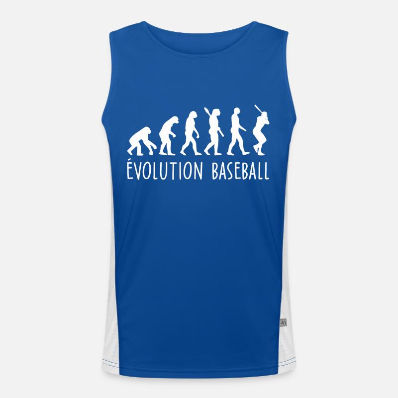 evolution baseball Débardeur respirant contrasté Homme 