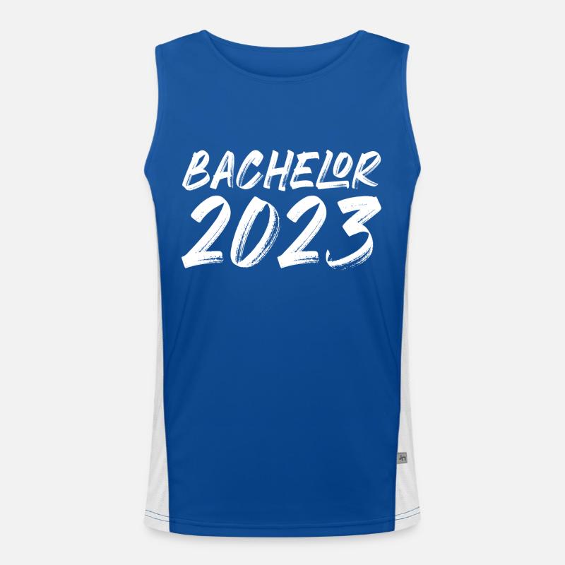 Bachelor 2023 Funktionelles Kontrast-Tank Top für Männer 