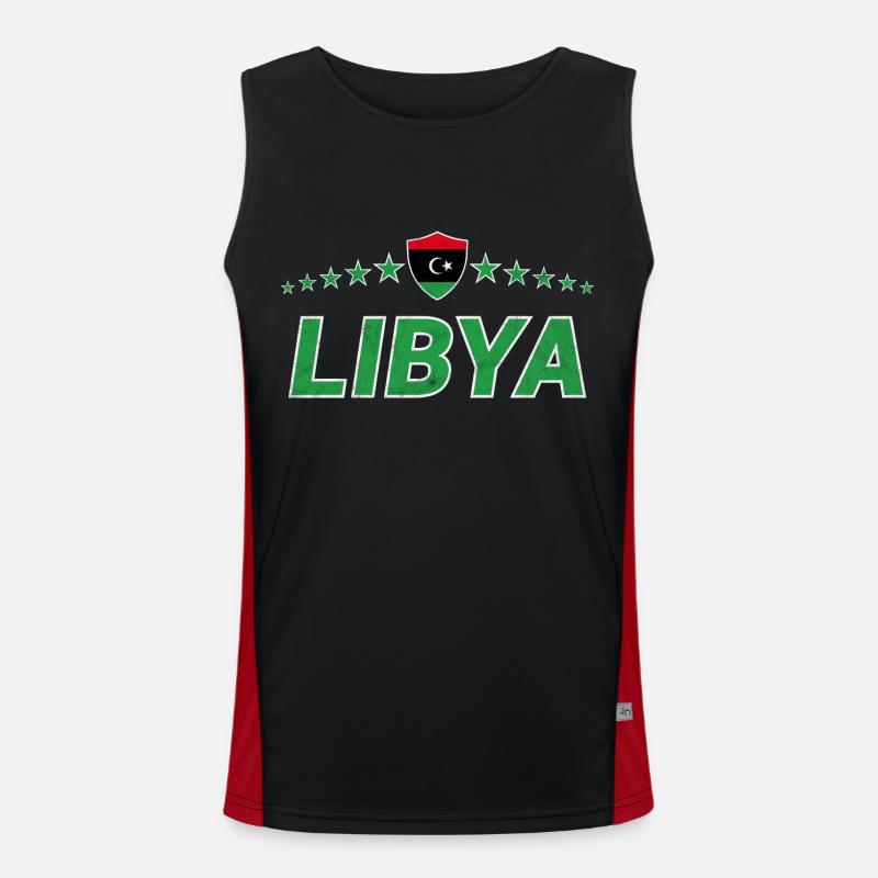Libya Men's Functional Contrast Tank Top 