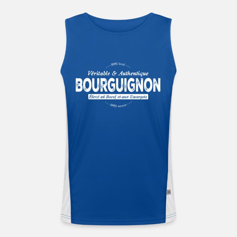 Bourguignon de Bourgogne Débardeur respirant contrasté Homme 