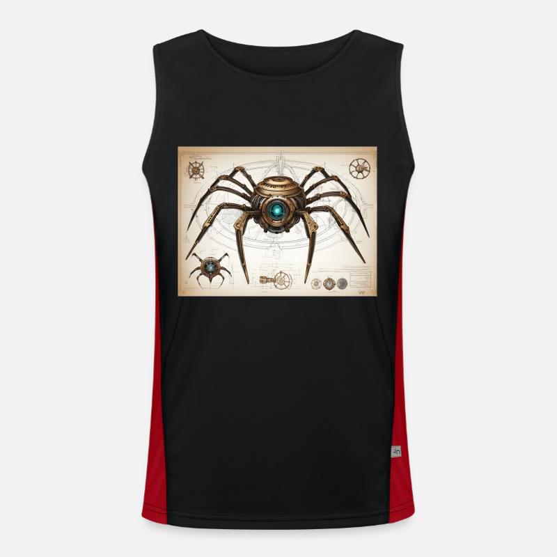 Mechanical Spider 2 FINAL Débardeur respirant contrasté Homme 