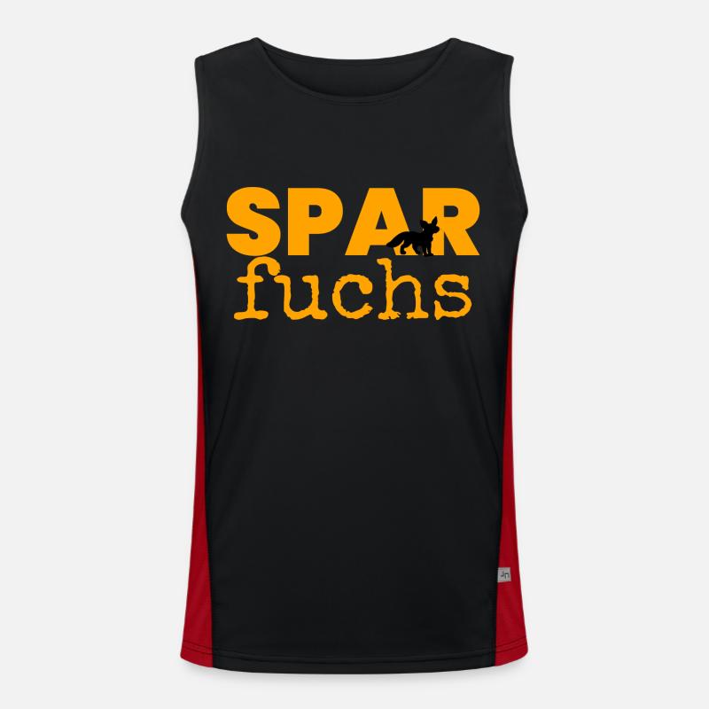 Sparfuchs Funktionelles Kontrast-Tank Top für Männer 