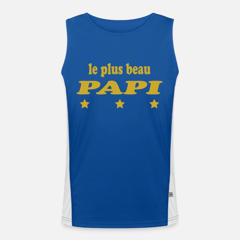 The most beautiful PAPI Men's Functional Contrast Tank Top 