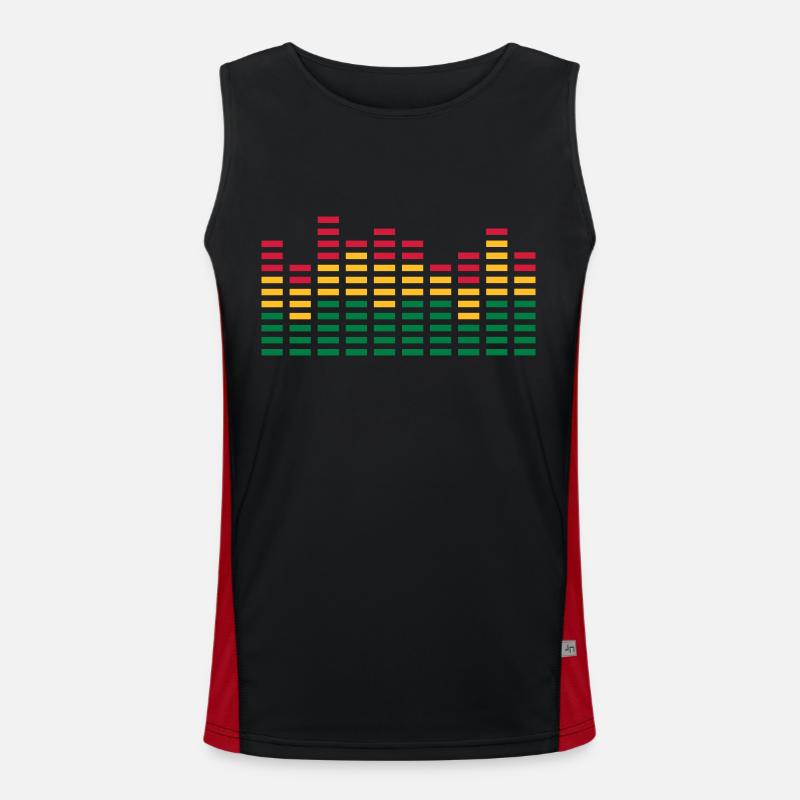 equalizer Funktionelles Kontrast-Tank Top für Männer 