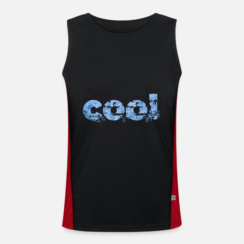 Cool cool cool Débardeur respirant contrasté Homme 