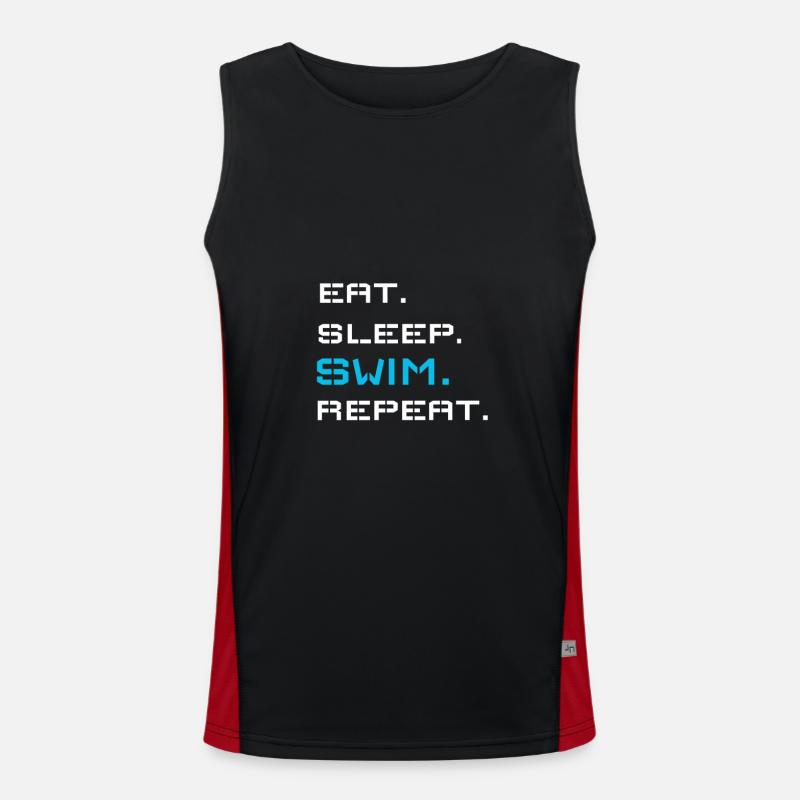 Schwimmen Funktionelles Kontrast-Tank Top für Männer 