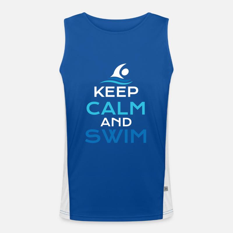 swim Men's Functional Contrast Tank Top 