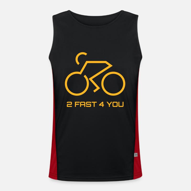 Rennrad Funktionelles Kontrast-Tank Top für Männer 