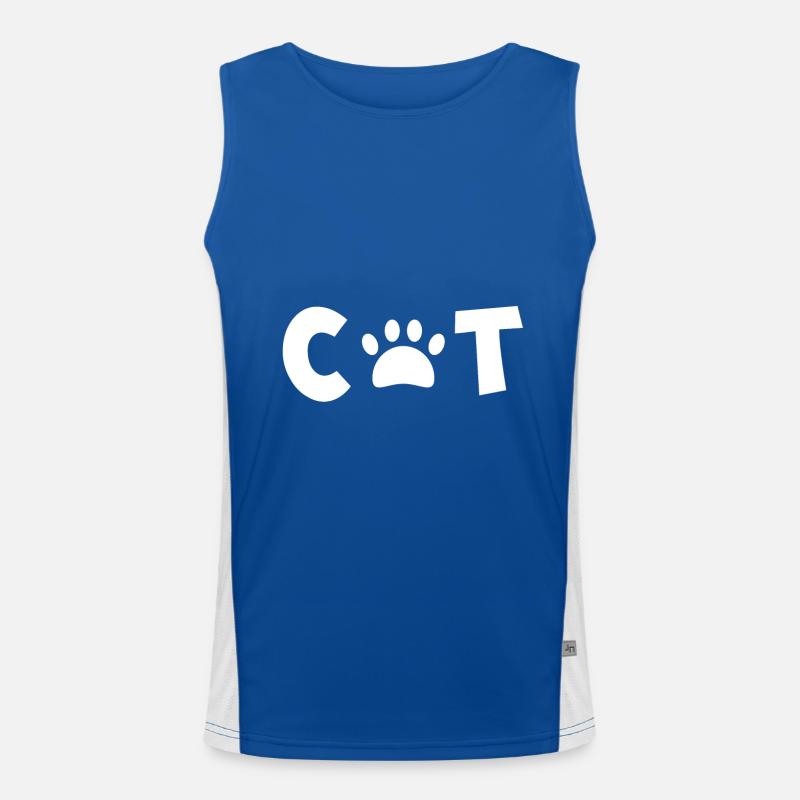 chat - chat Débardeur respirant contrasté Homme 