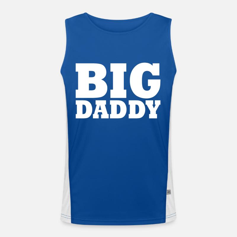 BIG DADDY Funktionelles Kontrast-Tank Top für Männer 