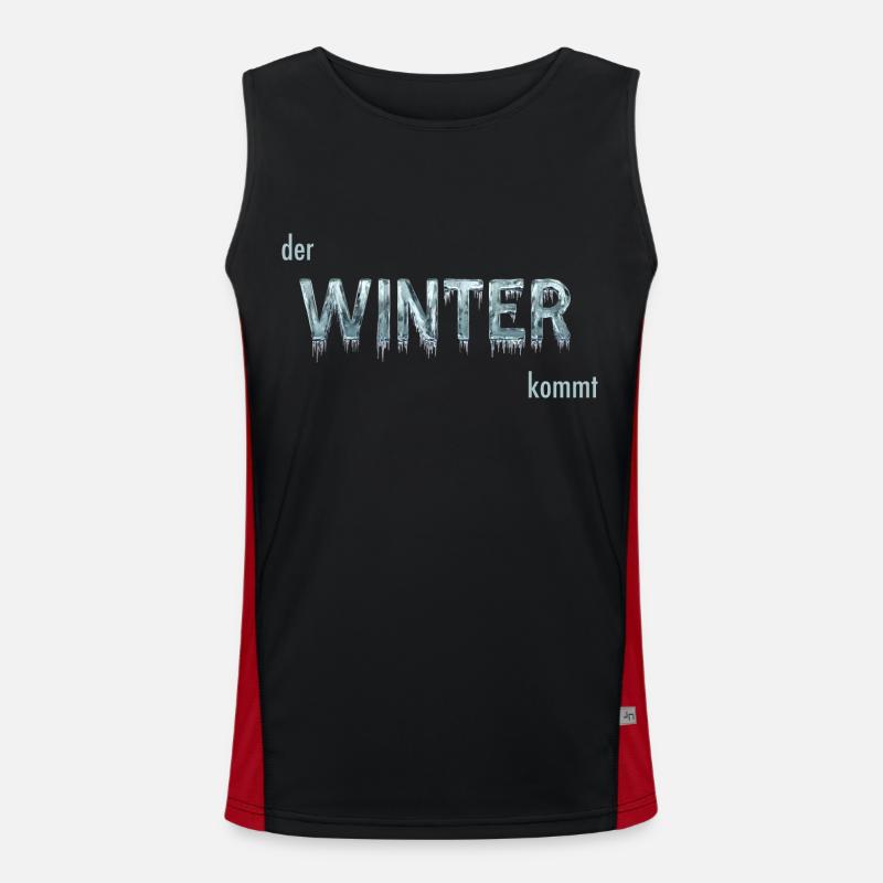 Winter Funktionelles Kontrast-Tank Top für Männer 
